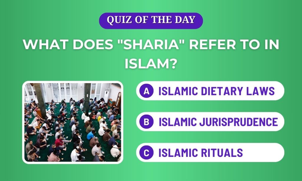 Sharia refer to in Islam