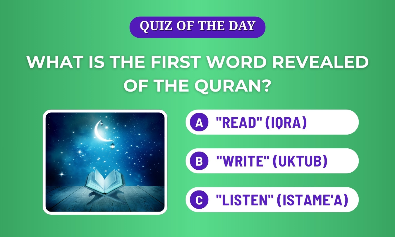 First word revealed of the Quran