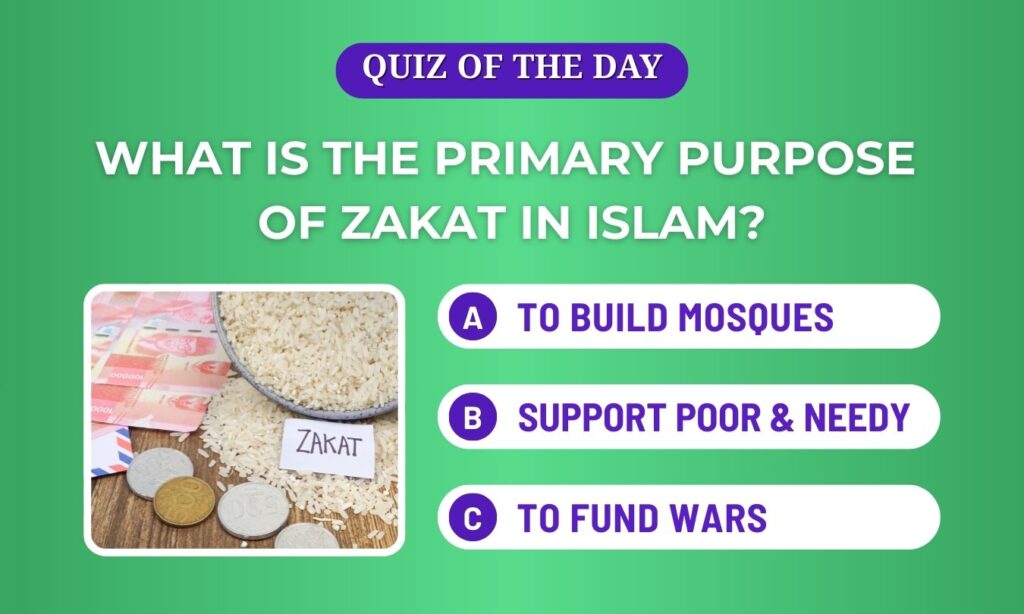 Primary purpose of Zakat