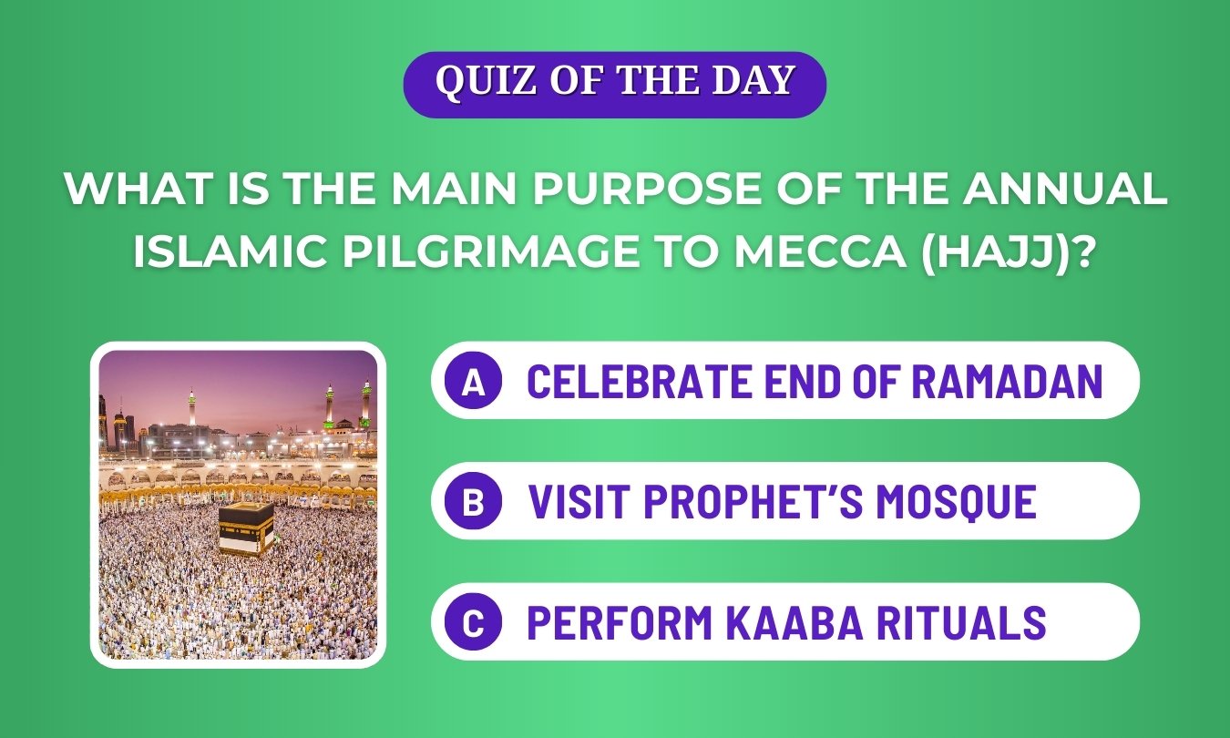 main purpose of the annual Islamic pilgrimage